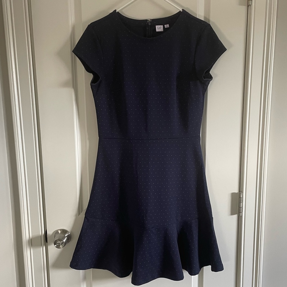 GAP Short-sleeve Flounce Dress, Size 8T